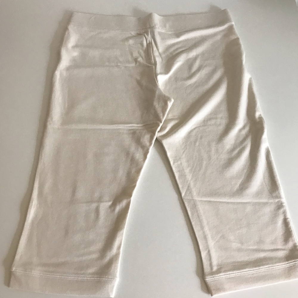 NWOT Ann Taylor French Terry Cropped Leggings - Picture 2 of 4